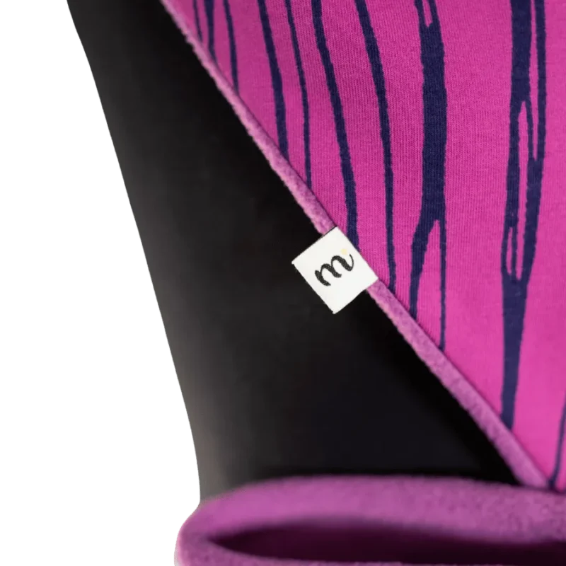 Mitensowy Zestaw Otulakowy - Purple Stripes
