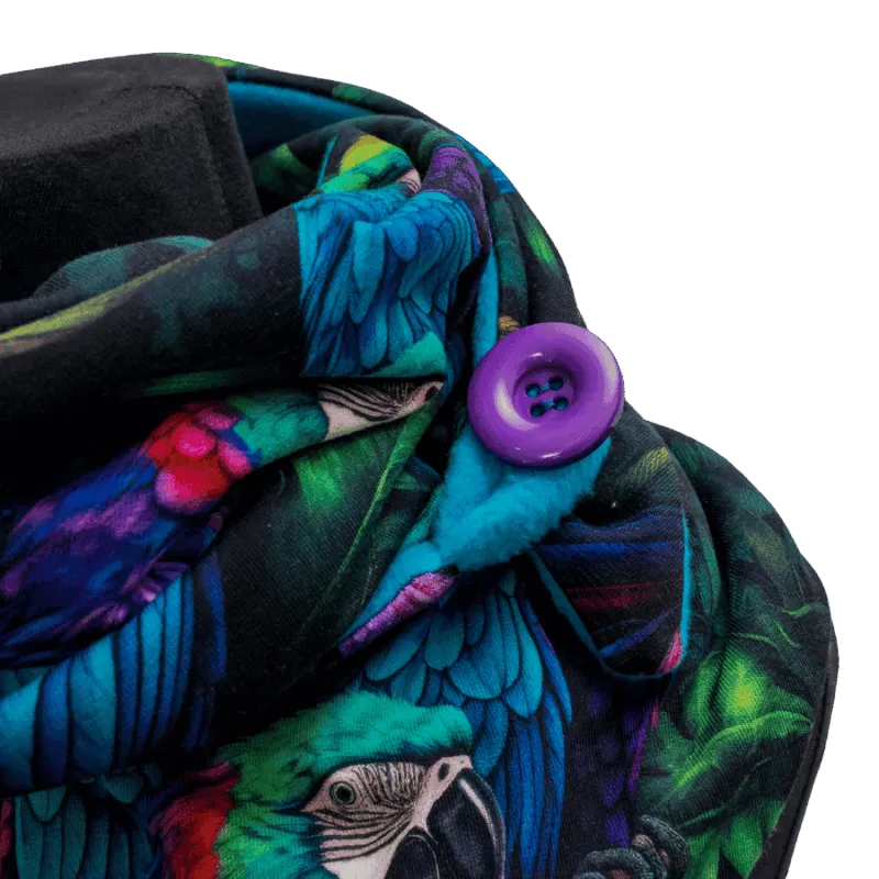 Mitensowy Zestaw Otulakowy - Rainbow Parrots