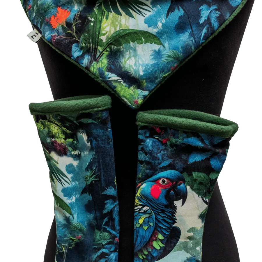 Mitensowy Zestaw Otulakowy - Jungle Parrot